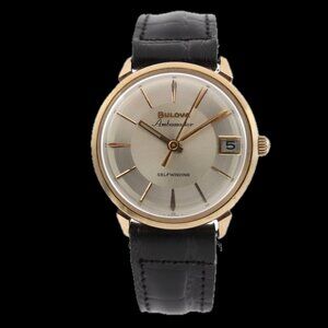 Vintage 33mm 1965 Bulova Ambassador Men's Automatic Wristwatch 10k GF Serviced